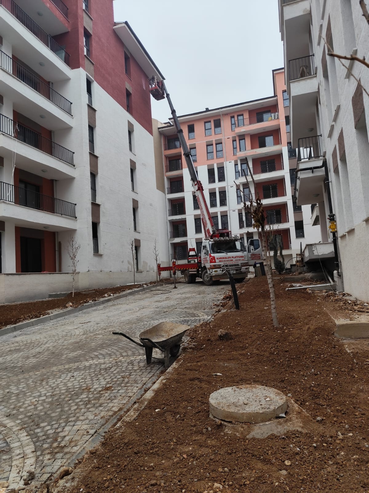 Malatya Sepetli Vinç Çalışması